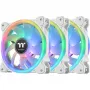 Thermaltake SWAFAN 12 RGB TT Premium Edition korpuso ventiliatorių rinkinys CL-F145-PL12SW-A, 120 mm, atvirkštinės mentės, 3 vnt. su valdikliu, baltas