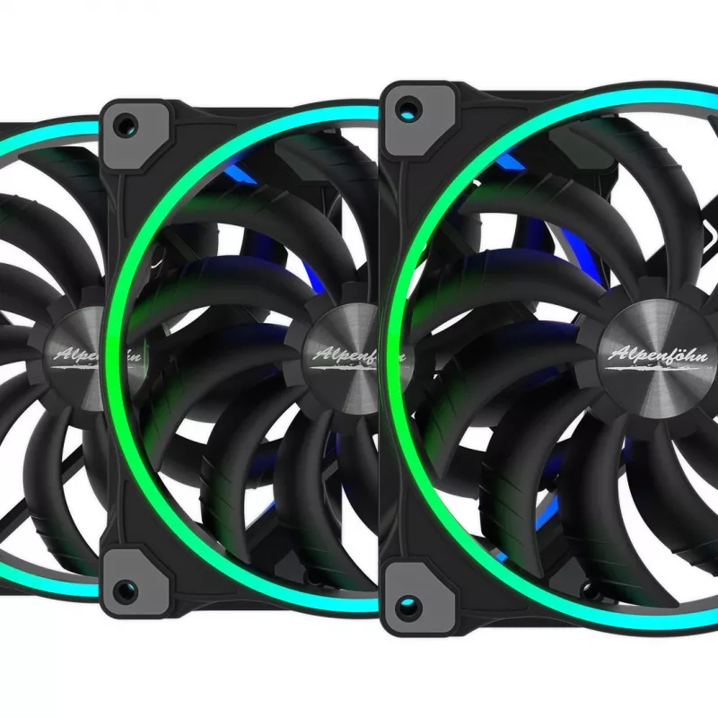 Kompiuterio ventiliatorius EKL Wing Boost 3 ARGB 140 mm — 3 vnt. pakuotė