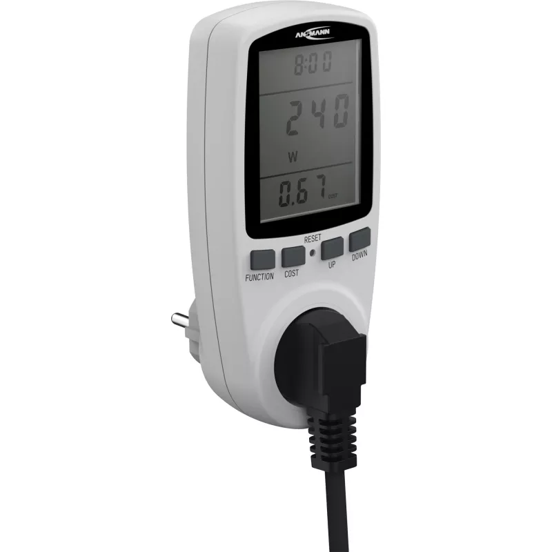 Energijos sąnaudų matuoklis ANSMANN APM2 120-0007 su LCD ekranu
