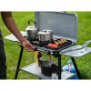 Camping Kitchen 2 Multi Cook Plus, dujinė viryklė pilka, 2 kaitvietės 2x 1,8 kW + grotelių plokštė 0,9 kW, modelis 2025
