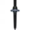 Trekking lazdos Trail, Fitness Device juoda/alyvuotai žalia, 1 pora, 100-140 cm