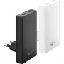 Goobay USB-C PD GaN dvigubas greitasis įkroviklis 90° Flat 45 W baltas - 2 prievadai (75722)