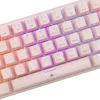 Mechaninė žaidimų klaviatūra White Shark Wakizashi GK-002421V2 Rožinė US mėlyni jungikliai