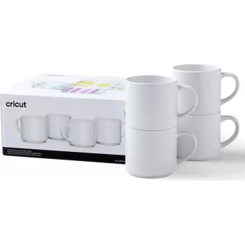 Cricut 2009392 puodelis 300 ml Baltas 4 vnt