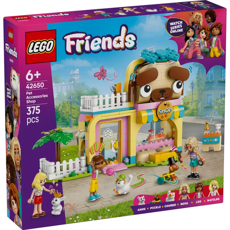 LEGO FRIENDS 42650 Naminių gyvūnų aksesuarų parduotuvė