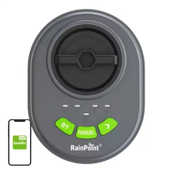Laistymo valdiklis RainPoint HIC406B – 4 zonų valdymas per Bluetooth programėlę