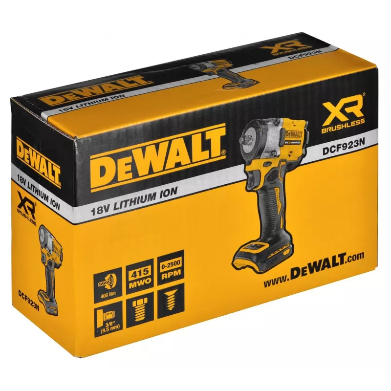 Smūginis veržliaraktis DeWALT DCF923N-XJ 3/8 col. 18V High Torque