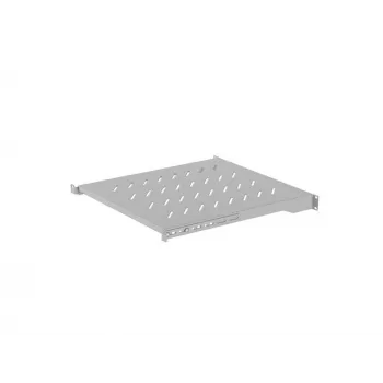 Rack lentyna LANBERG 19 colių 1U 483 x 500 mm, keliamoji galia iki 25 kg, 4 taškų montavimas