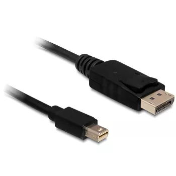 DeLOCK DisplayPort kabelis - Mini DisplayPort (kištukas) - DisplayPort (kištukas) - 5,0 m - juodas (83479)