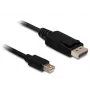 DeLOCK DisplayPort kabelis - Mini DisplayPort (kištukas) - DisplayPort (kištukas) - 5,0 m - juodas (83479)