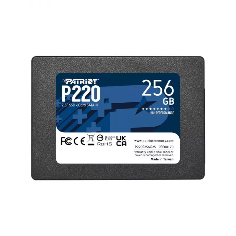 SSD diskas Patriot P220 256GB 2,5 colio SATA III