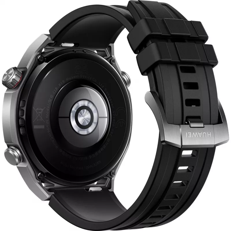 Huawei Watch Ultimate – išmanusis laikrodis su HNBR dirželiu, 140–210 mm riešui, 3,8 cm (1,5 colio) ekranas, NFC, Bluetooth