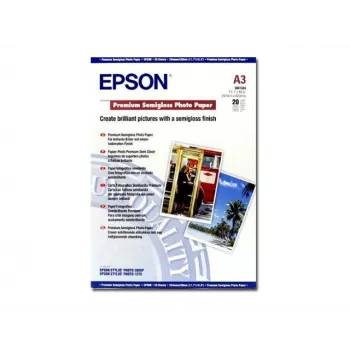 Epson Premium Semigloss nuotraukų popierius, A3, 251 g/m², 20 lapų