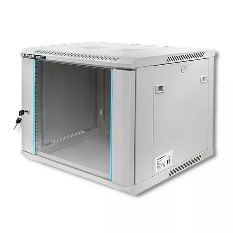Rack spinta QOLTEC 19 colių 9U 600x500x600 sieninė arba ant grindų montuojama serverinė