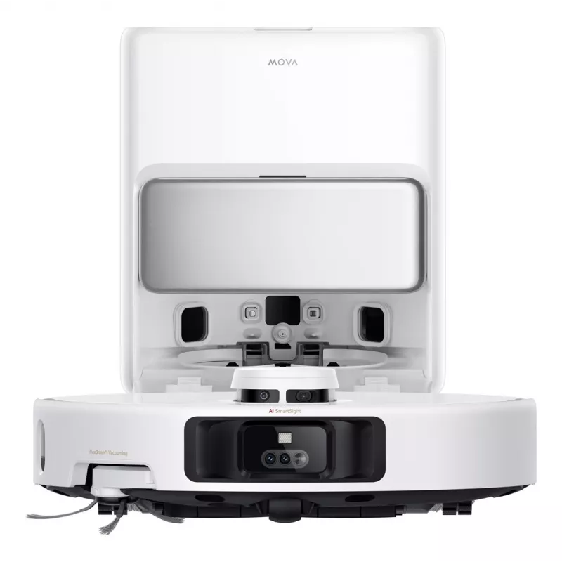 Robotinis dulkių siurblys su šluoste MOVA Tech P50 Pro Ultra Bagless Baltas