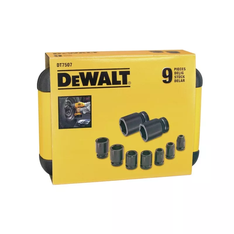 DeWALT DT7507-QZ veržliarakčių/gūžčių rinkinys