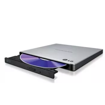 LG GP57ES40 išorinis optinis diskų įrenginys DVD±RW juodas, sidabrinis