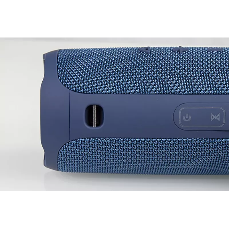 Nešiojamas garsiakalbis MANTA SPK130GO BT – Bluetooth 5.0, TWS, FM, 10W RMS, įkraunamas (juodas, 8×8×19 cm)