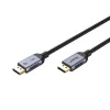 UNITEK C1628GY01-1.5M DisplayPort kabelis, juoda, pilka