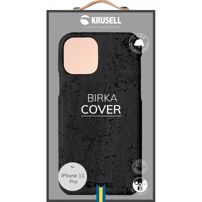 Dėklas Krusell Birka iPhone 11 Pro 14,7 cm (5,8 colio) Juodas
