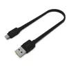 Matinis plokščias laidas USB-A į Micro-USB