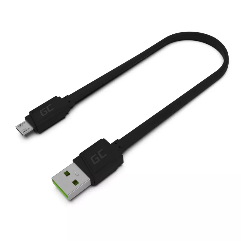 Matinis plokščias laidas USB-A į Micro-USB