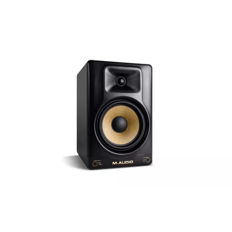 Aktyvus monitoriaus garsiakalbis M-Audio Forty Eighty, 80W, dviejų krypčių, 8 col. žemų dažnių garsiakalbis, 1,25 col. aukštų dažnių garsiakalbis, XLR/TRS įėjimai, MDF korpusas