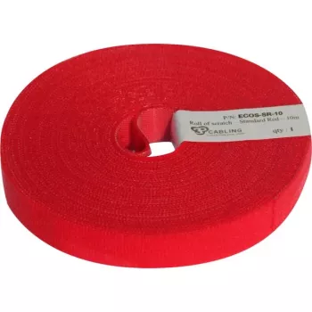 Žymėjimo juosta kabeliams Patchsee ECO-Scratch 10 m, raudona, 19 mm plotis