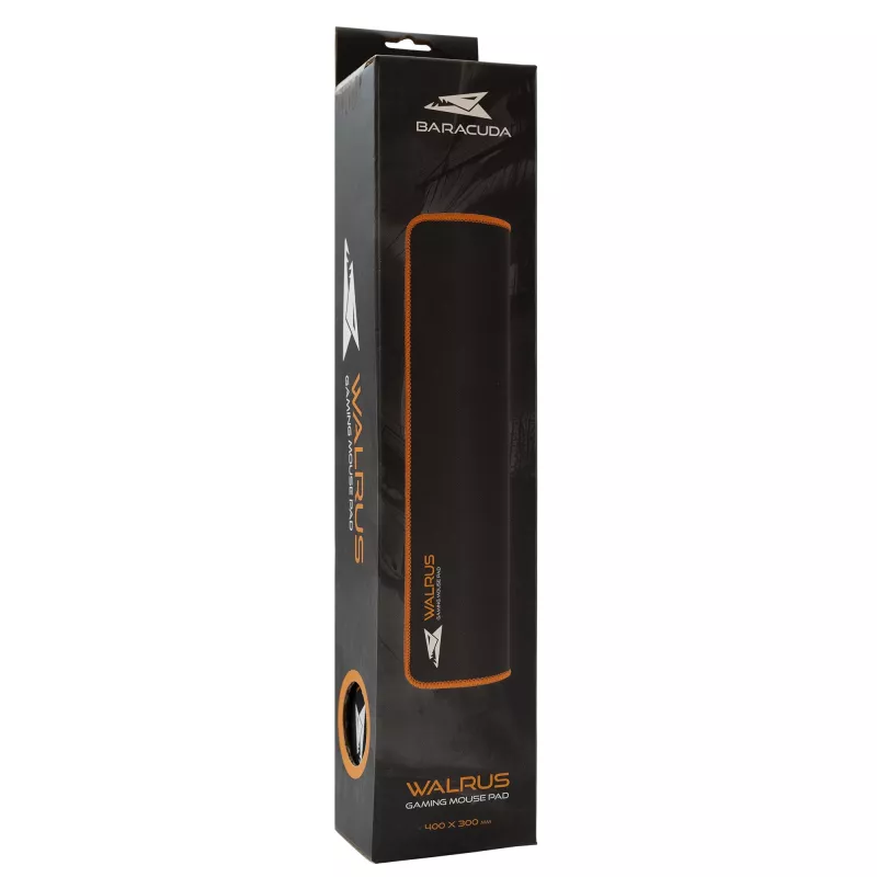 Pelėdos kilimėlis Baracuda BGMP-021 Walrus juodai oranžinis 400x300 L