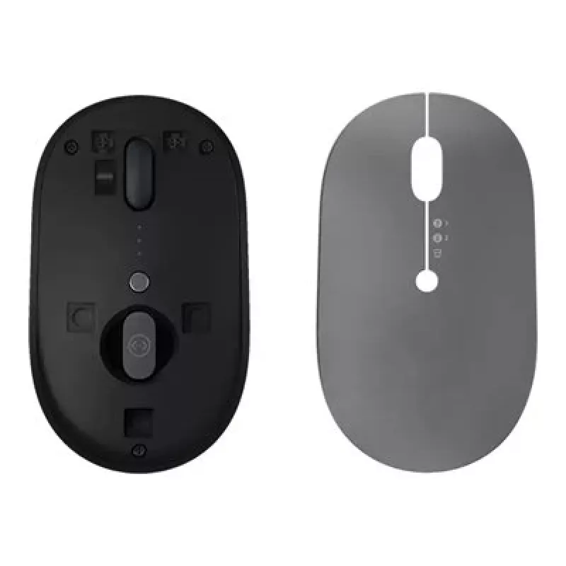 Lenovo Go belaidė daugiafunkcinė pelė, ambidekstrinė, RF belaidis + Bluetooth, optinė, 2400 DPI
