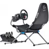 Žaidimų kėdė Playseat Challenge X - Logitech G Edition konsolėms juoda, pilka