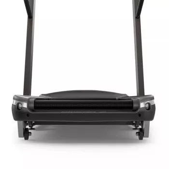 Sulankstomas elektrinis bėgimo takelis Horizon Fitness Omega Z-02 — 140×53 cm diržas, 20 km/h maks., 159 kg talpa, grafito spalva