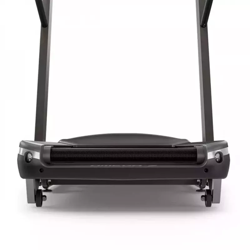 Sulankstomas elektrinis bėgimo takelis Horizon Fitness Omega Z-02 — 140×53 cm diržas, 20 km/h maks., 159 kg talpa, grafito spalva