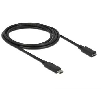 USB ilginimo laidas Delock SuperSpeed USB 3.2 Gen 1 2m USB C juodas