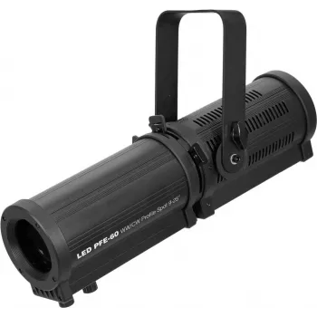 Profilinis prožektorius EUROLITE PFE-60 WW/CW LED, spindulys 9–25°, reguliuojama balta (šilta/šalta)