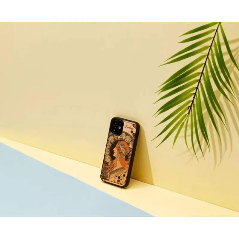 Dėklas Man and Wood iPhone 12 mini — Zodiac serija, juodas