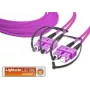 Lightwin LDP-50 SC-SC 2.0 OM4 šviesolaidinis kabelis 2 m, rausvai violetinis (LDP-50 SC-SC 2.0 OM4)
