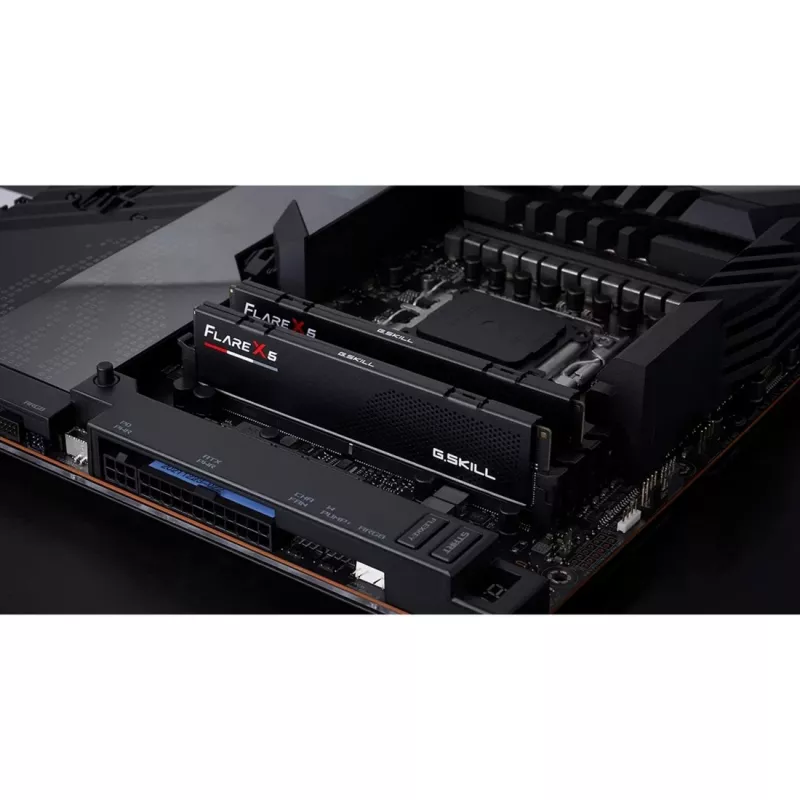 DIMM 64 GB DDR5-6000 (2x 32 GB) Dual-Kit, Arbeitsspeicher schwarz, F5-6000J2836G32GX2-FX5, Flare X5, AMD EXPO