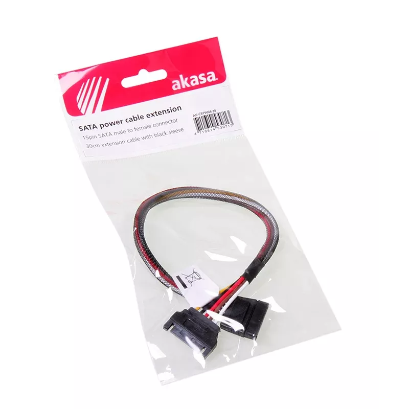 SATA maitinimo ilginimo laidas Akasa AK-CBPW04-30 0,3 m