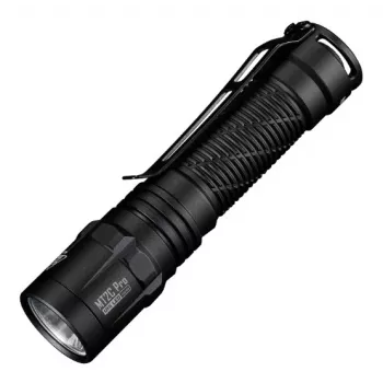 Rankinis žibintuvėlis Nitecore MT2C Pro, kompaktiškas aliuminis, LED, įkraunamas per USB, 50 lm min., atsparus vandeniui 2 m, smūgiams, 117,5 mm, 64 g, juodas
