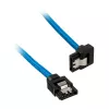 Corsair Premium Sleeved SATA kabelis, lenktas, mėlynas, 60 cm – 2 vnt. pakuotė