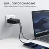 Sieninis įkroviklis Aukey PA-D3 2xUSB (1xUSB + 1xUSB C) Power Delivery 60W 5.4A