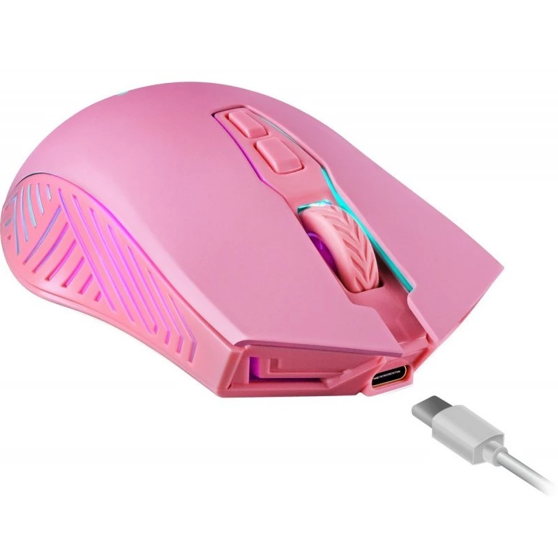Belaidė žaidimų pelė DEFENDER P ANDORA PINK