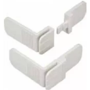 Vaikiška spintelės spyna Olympia BS 820, balta, 2 vnt, 86×80×38 mm