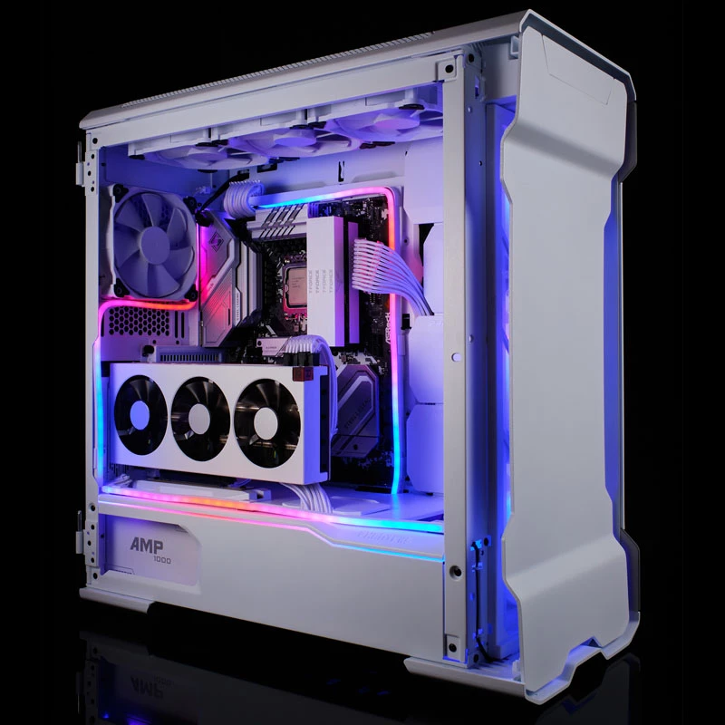 LED juostelė PHANTEKS PH-NELEDKT_CMBO_WT01 — universali 400 mm, balta, 5V, 4,2W (2 vnt.)