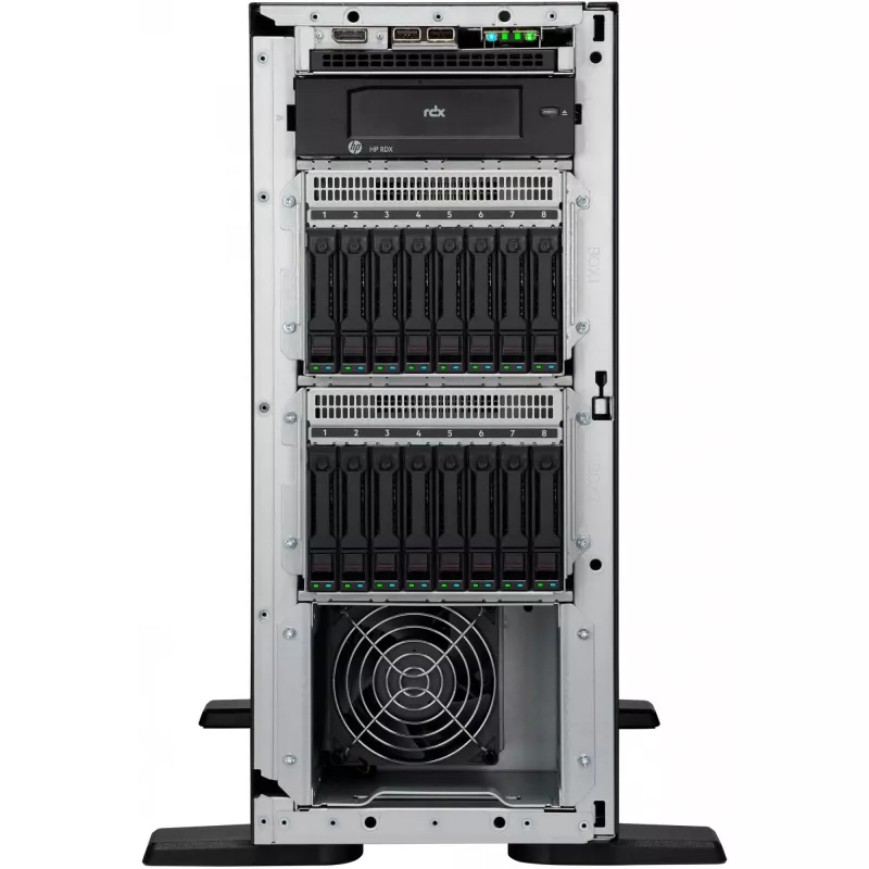 HPE ProLiant ML110 Gen11 serveris 4510 12 branduolių 1p 64gb-r MR408i-o 8sff 2x480gb SSD 2x1000w Rps Eu