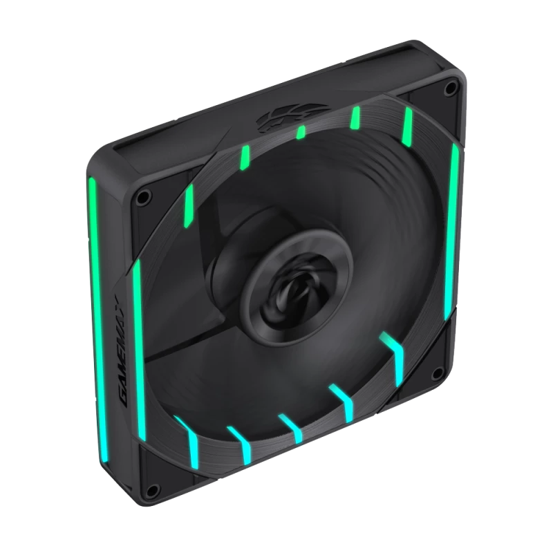 GAMEMAX TORNADO T12 ARGB-R 120mm korpuso ventiliatorius – juodas