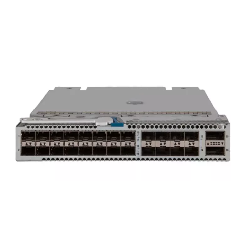 HPE plėtros modulis – 2 x QSFP+ ir 24 x 10 Gigabit SFP+ – skirtas FlexFabric 5930 32QSFP+, 5930 4 lizdų, 5930-32QSFP+ TAA (JH181A)