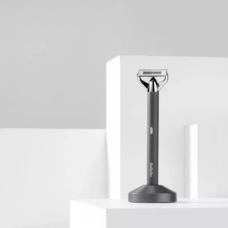 Barzdos kirpimo mašinėlė BABYLISS OT996E su metaliniais peiliukais ir reguliuojamu ilgiu