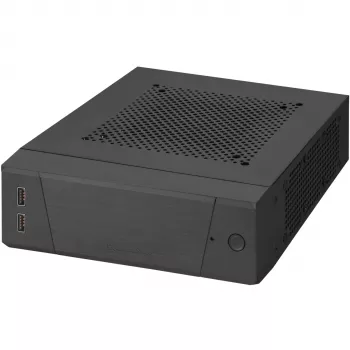 SilverStone MILO ML10 - USFF - Mini-ITX korpusas - be maitinimo šaltinio - Juodas - USB/Audio (SST-ML10B)